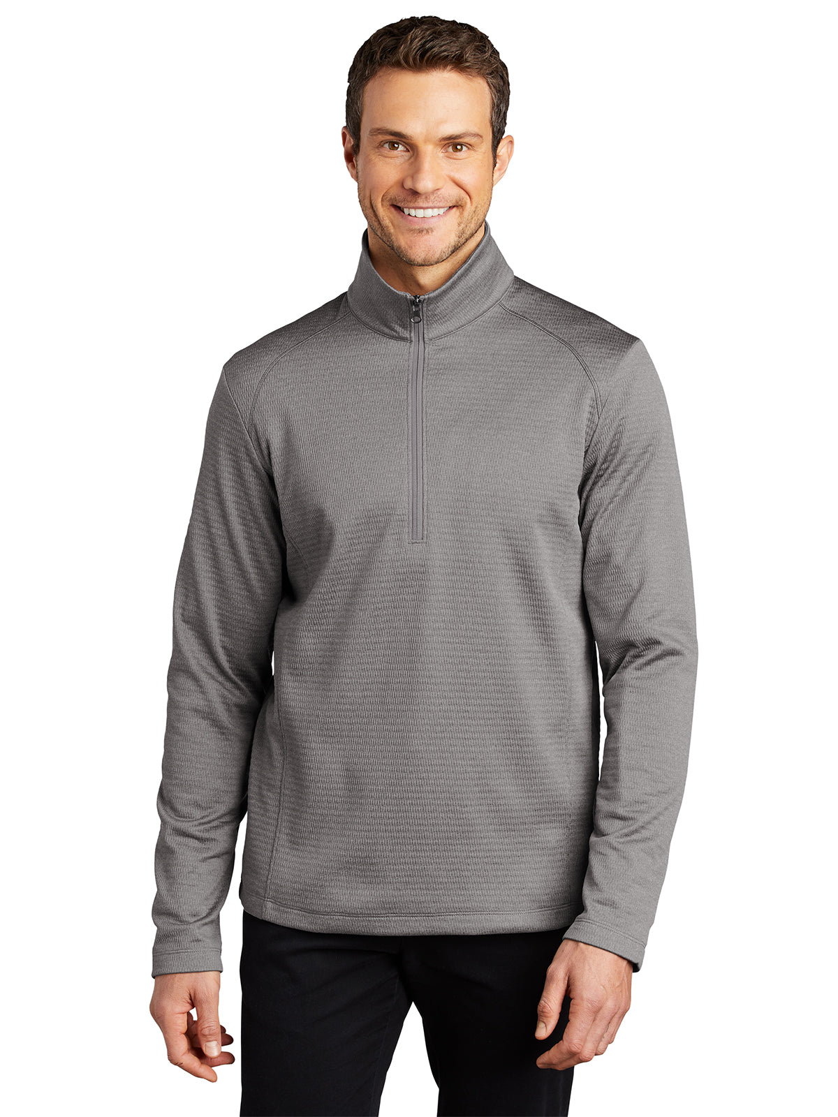 Men's Heather Fleece 1/4 Zip Sweatshirt