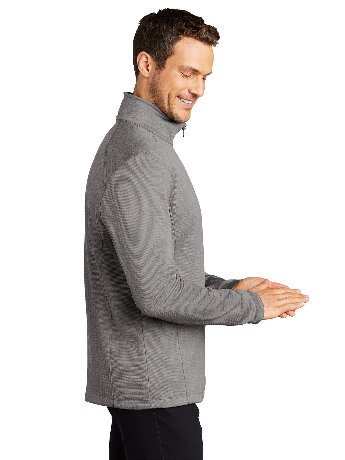 Men's Heather Fleece 1/4 Zip Sweatshirt