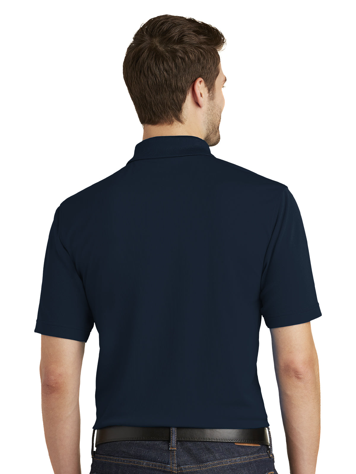 Men's Pocketless Micro-Mesh Polo