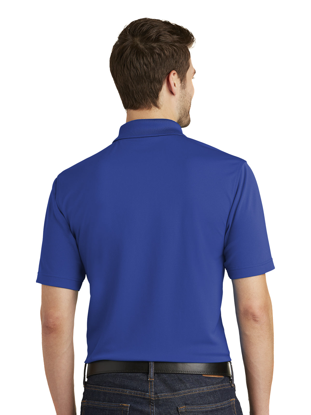 Men's Pocketless Micro-Mesh Polo