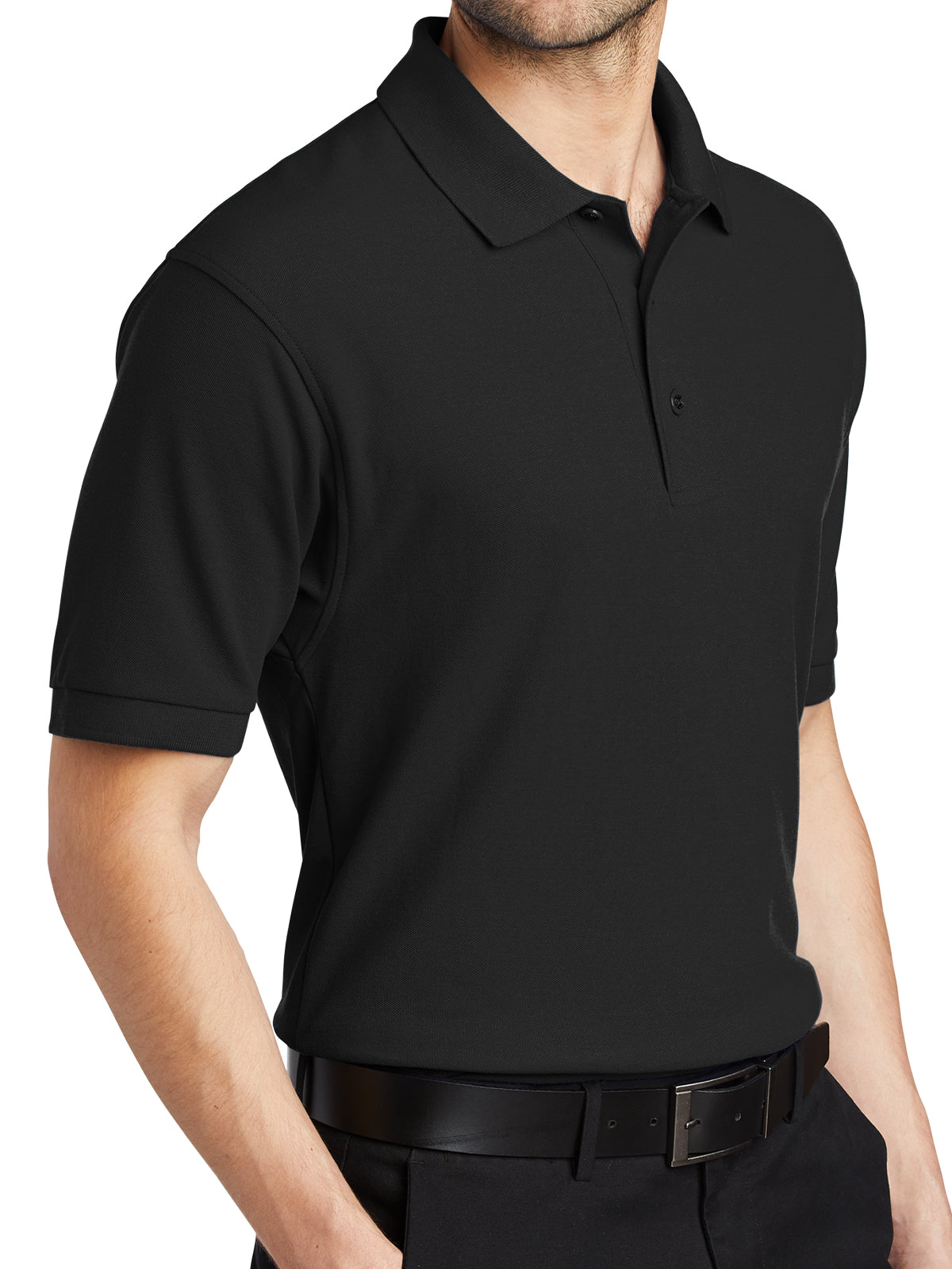 Men's Stretch Pique Polo