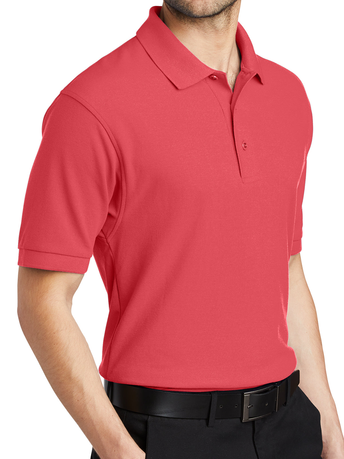 Men's Stretch Pique Polo