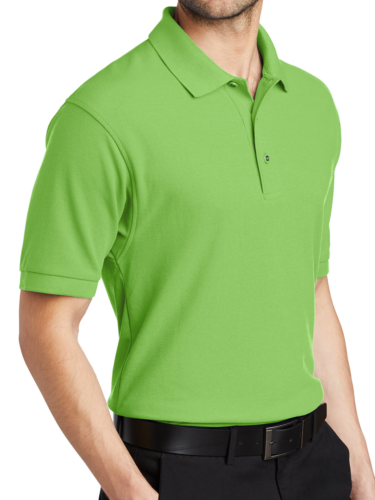 Men's Stretch Pique Polo