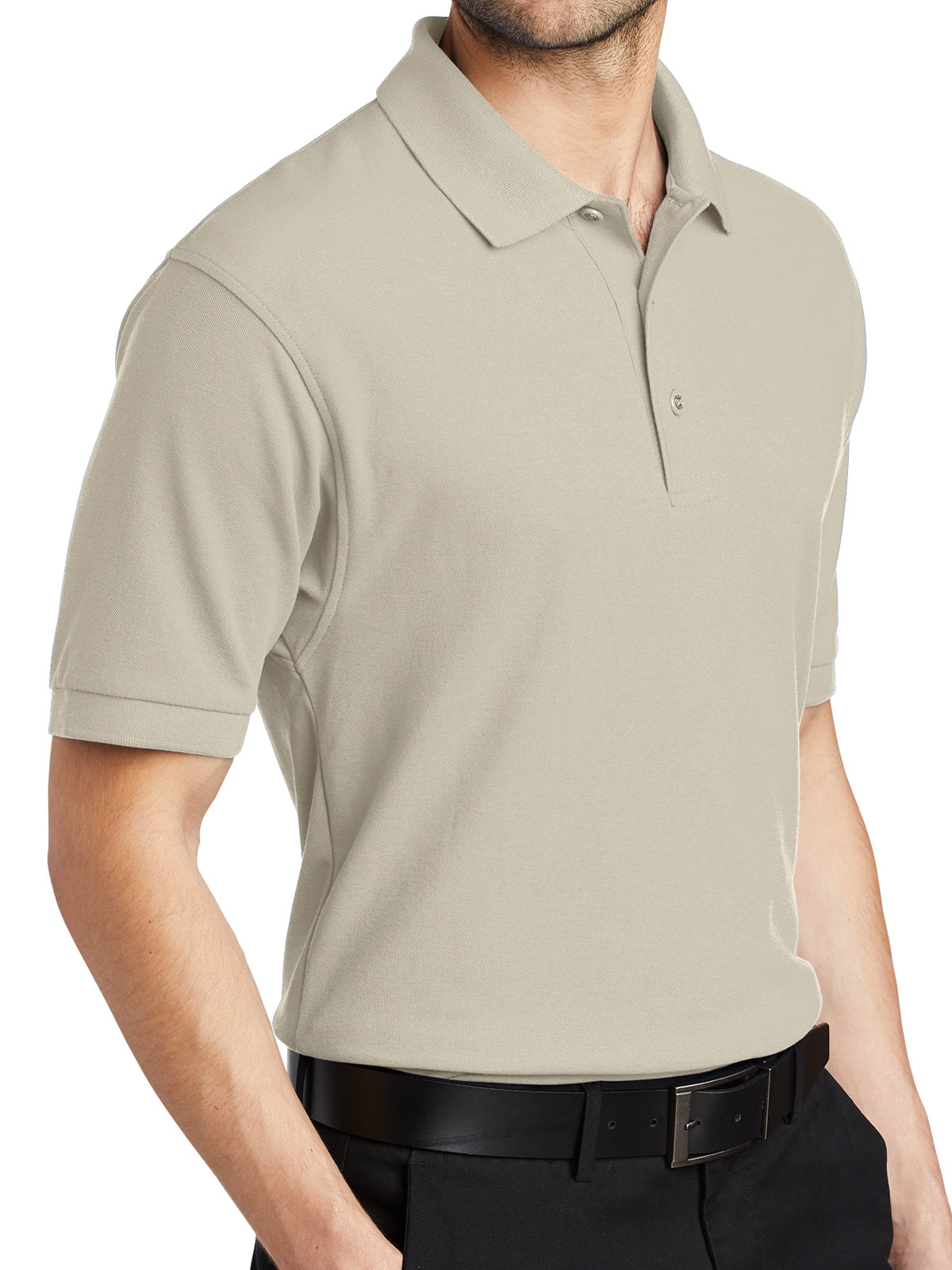 Men's Stretch Pique Polo