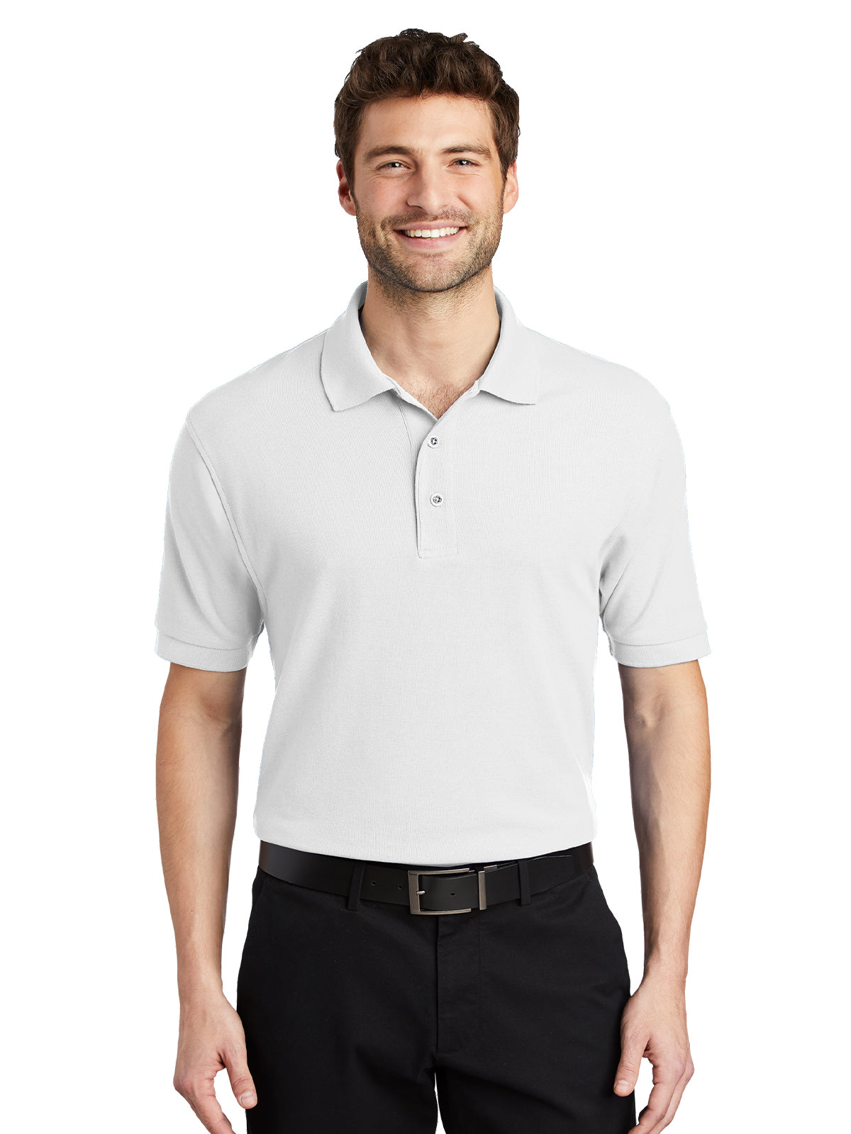 Men's Stretch Pique Polo