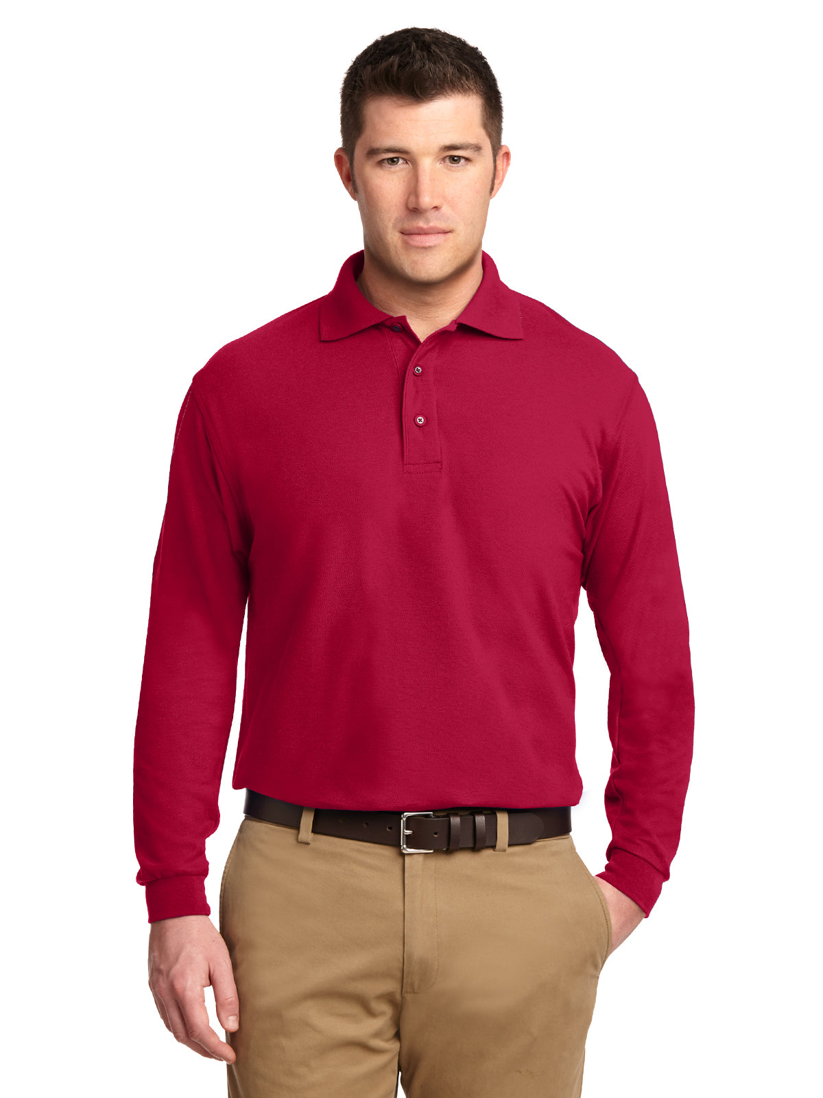 Men's Long Sleeve Polo