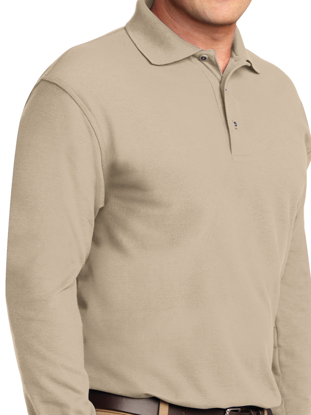 Men's Long Sleeve Polo