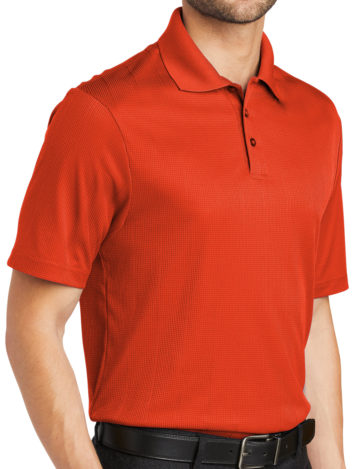 Men's Fine Jacquard Polo