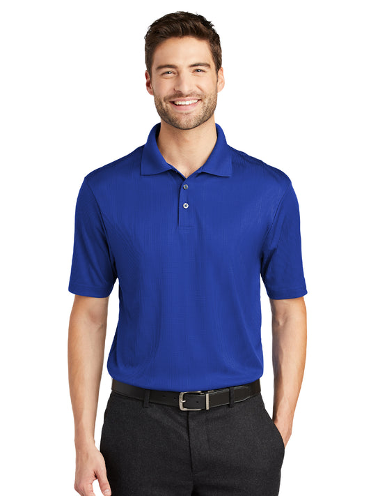 Men's Fine Jacquard Polo