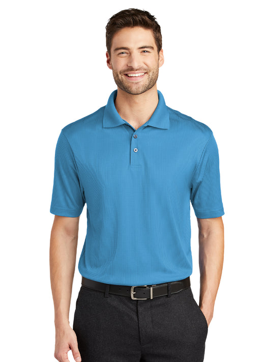 Men's Fine Jacquard Polo