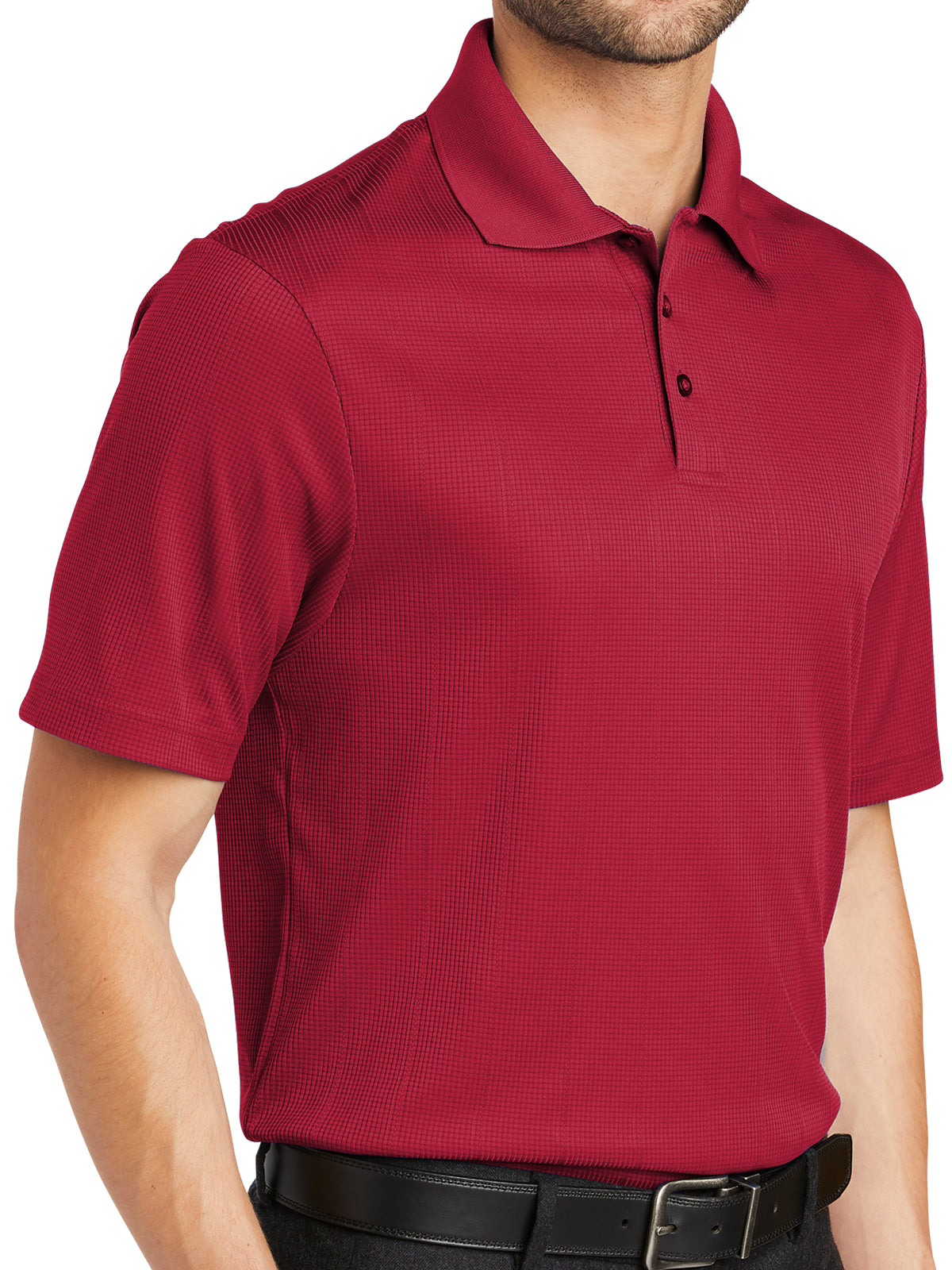 Men's Fine Jacquard Polo