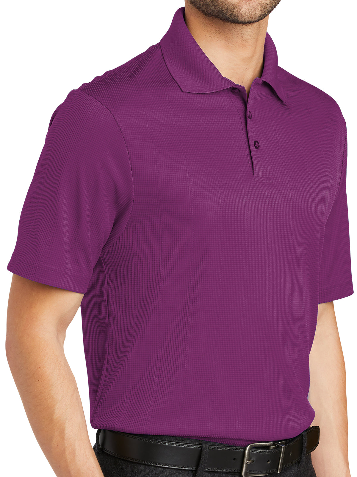 Men's Fine Jacquard Polo