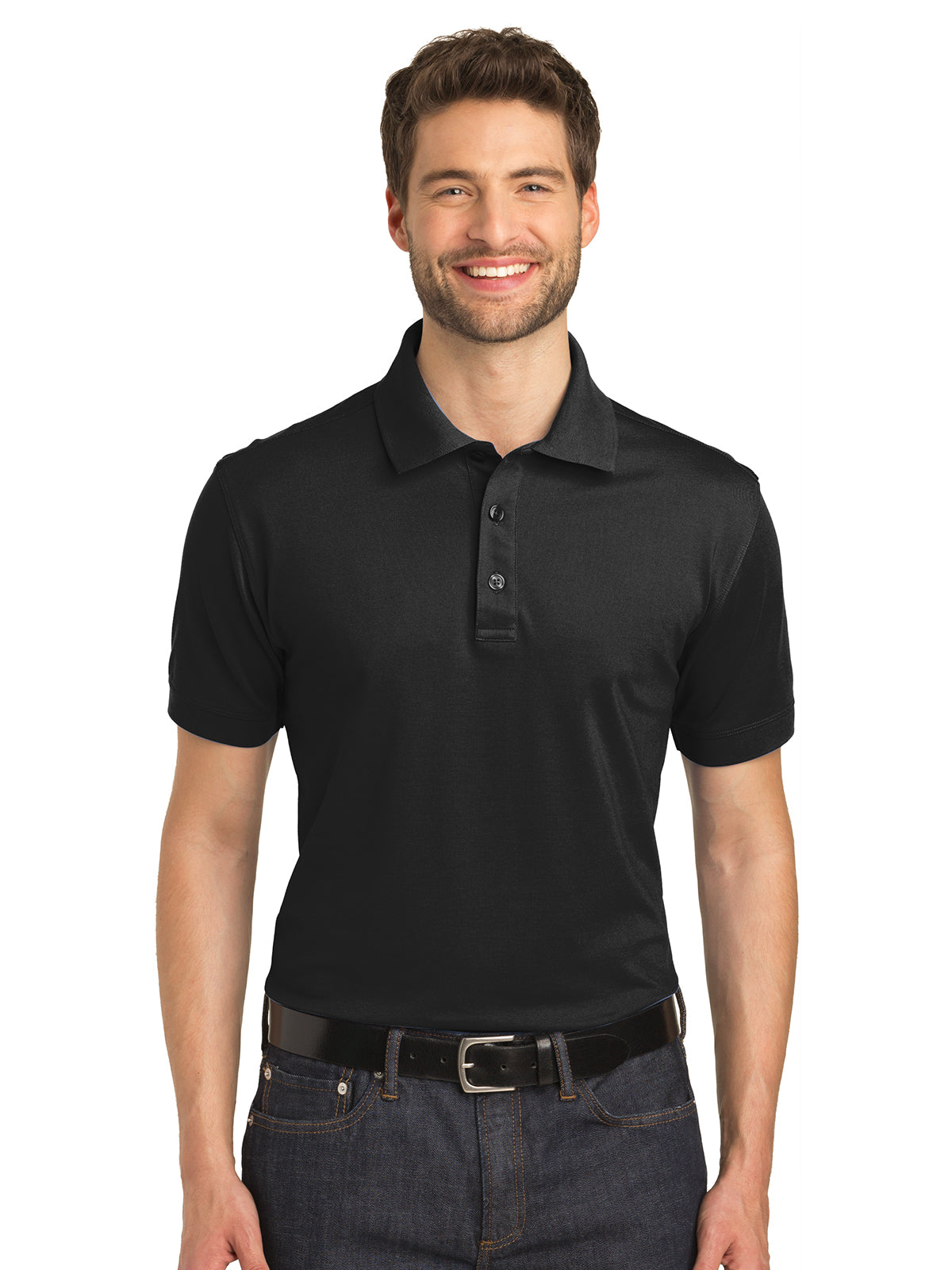 Men's Stretch Pique Polo