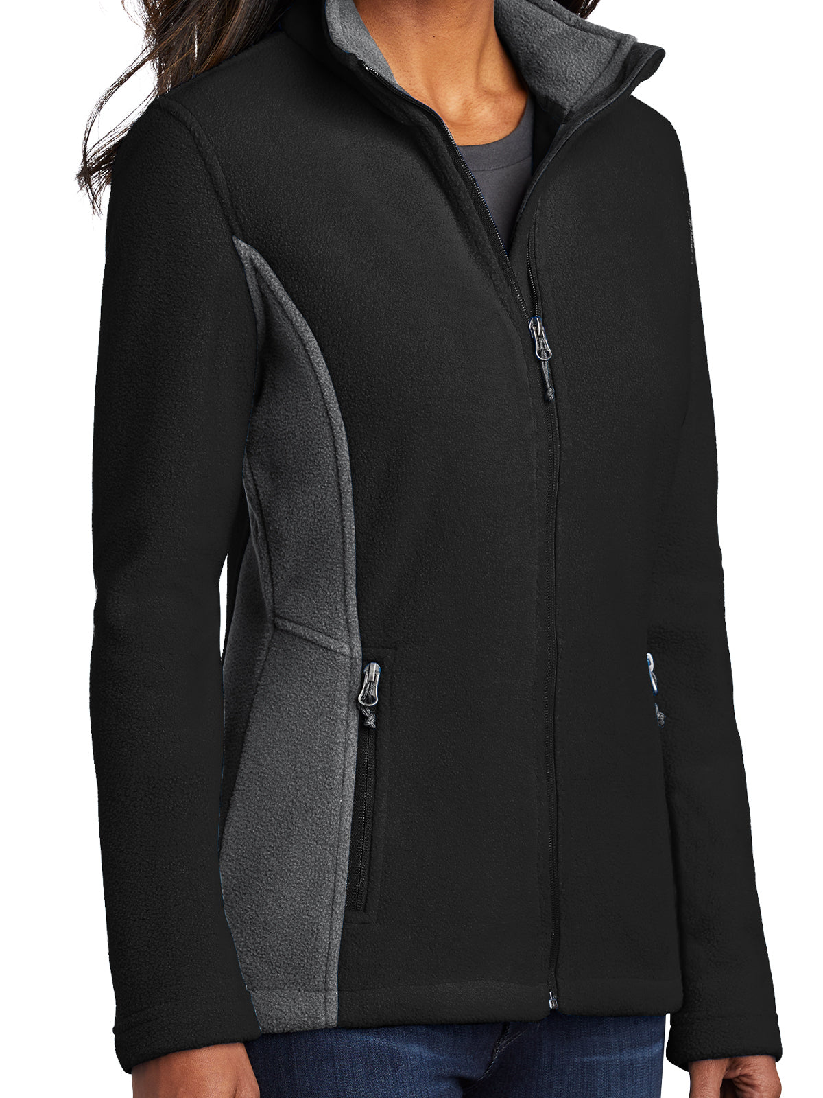 Women's Colorblock Fleece Jacket