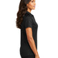 Women's Pocketless Jacquard Polo