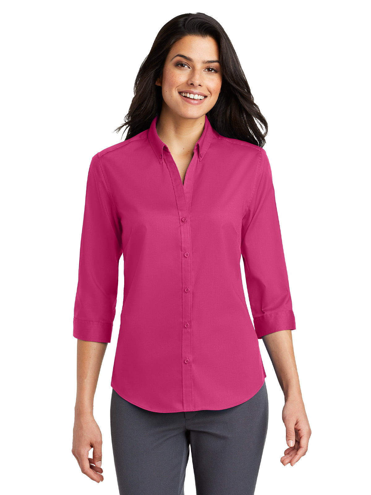 Women's 3/4 Sleeve Twill Shirt