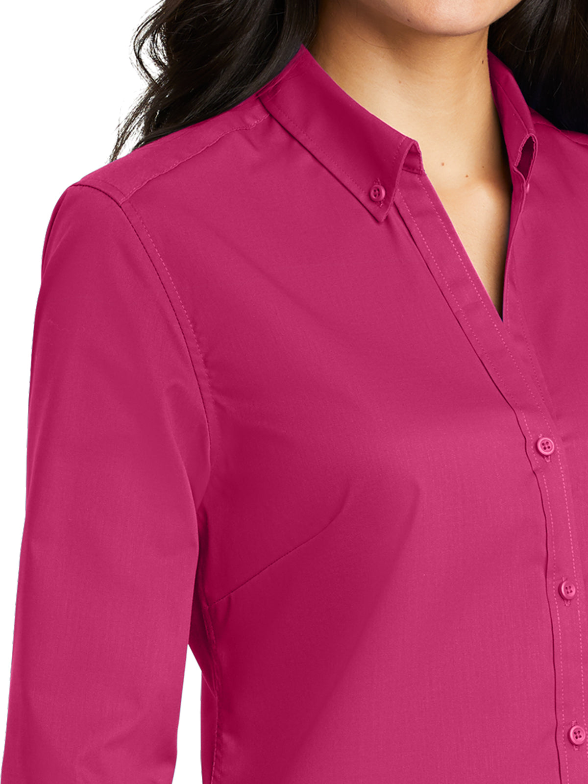 Women's 3/4 Sleeve Twill Shirt