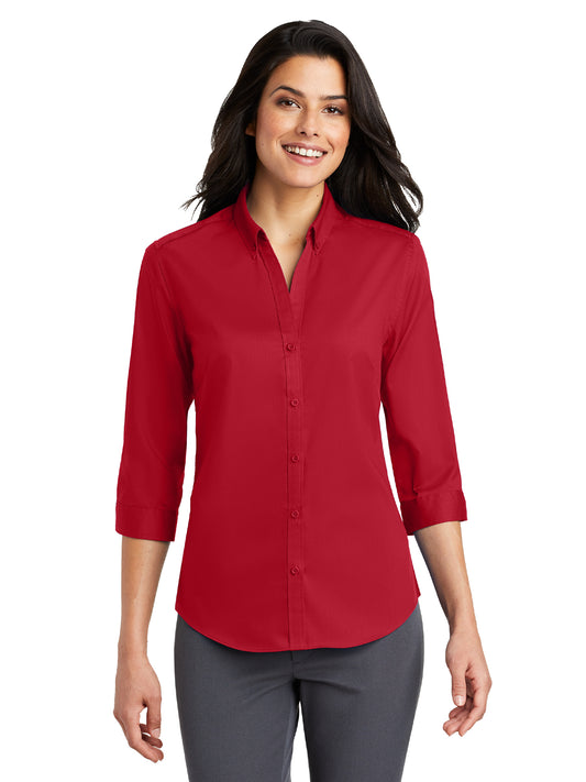 Women's 3/4 Sleeve Twill Shirt