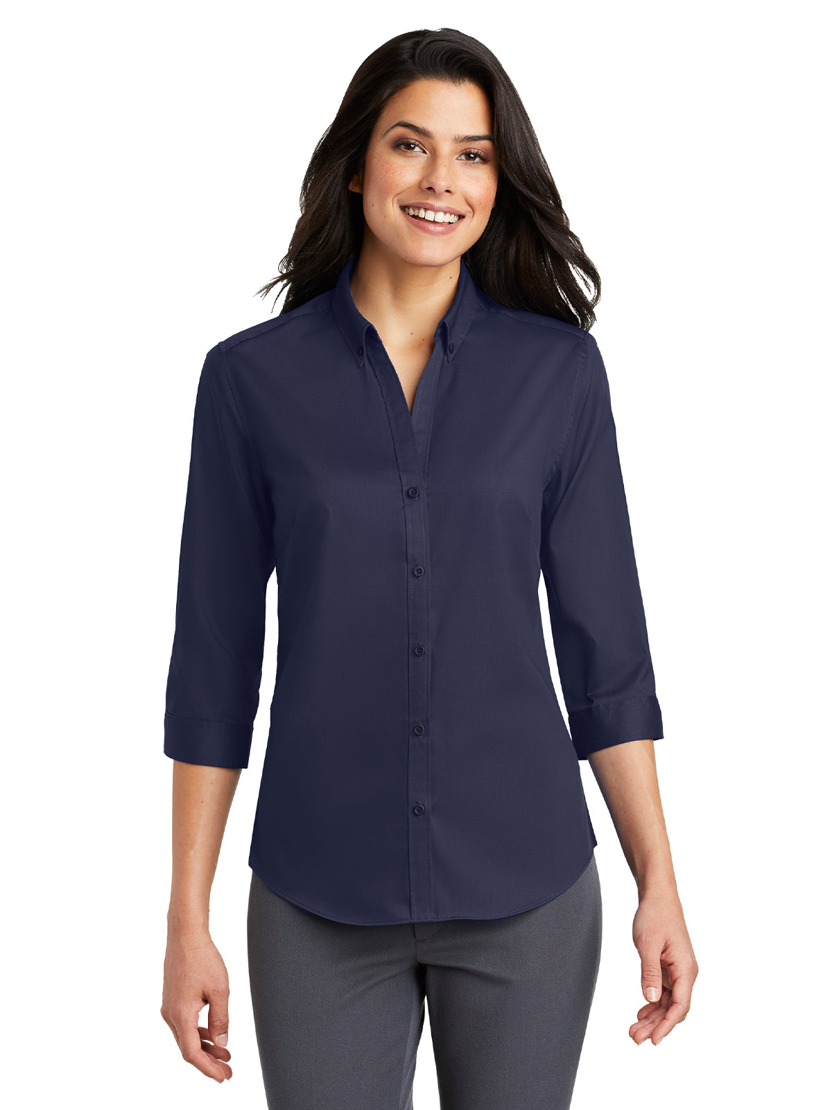 Women's 3/4 Sleeve Twill Shirt