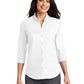 Women's 3/4 Sleeve Twill Shirt