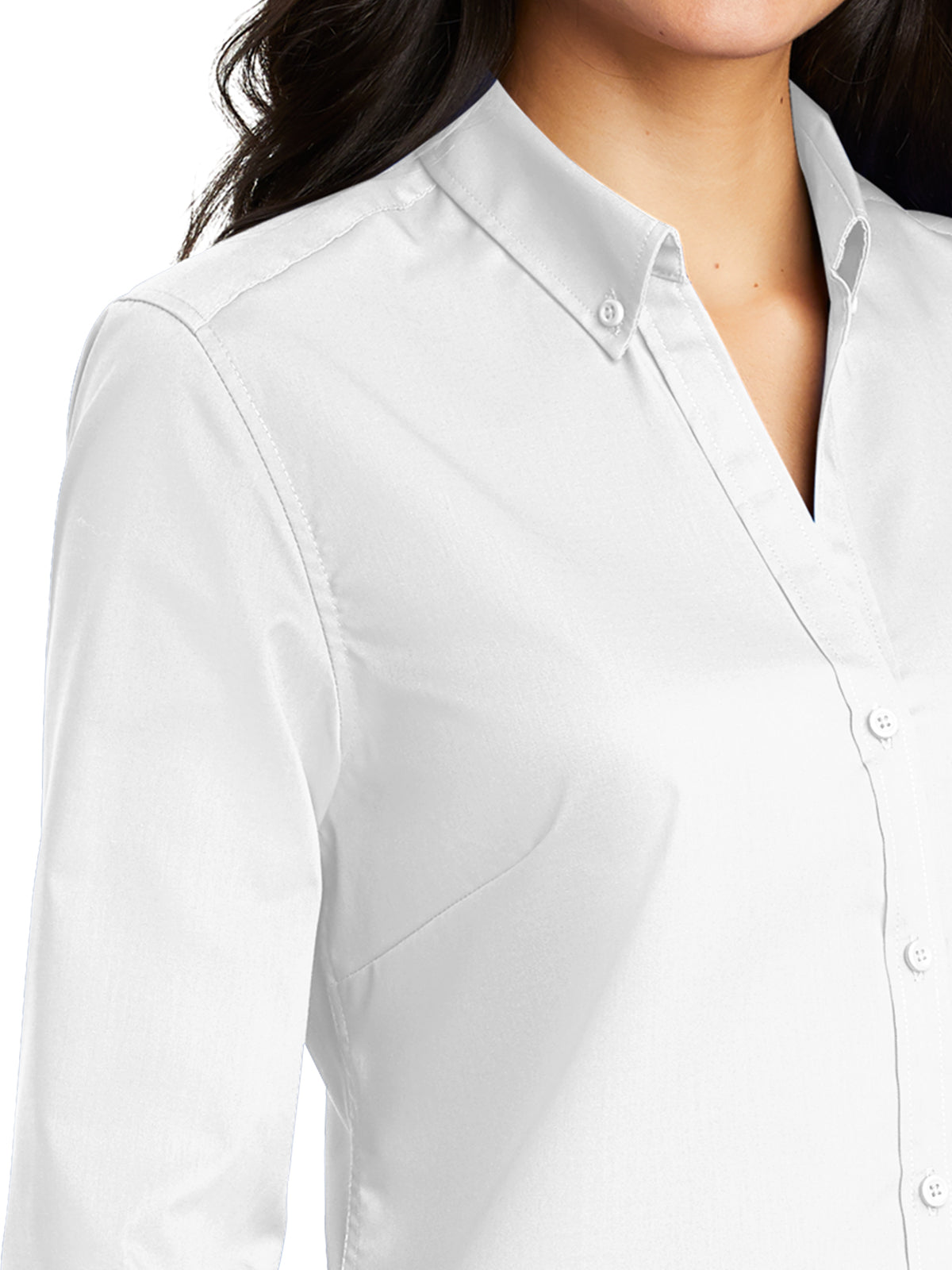 Women's 3/4 Sleeve Twill Shirt