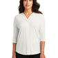 Women's 3/4 Sleeve Split Neck Top