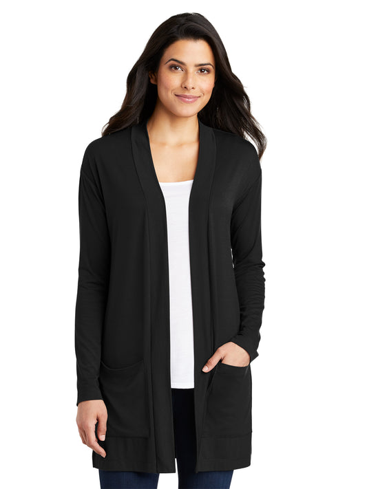 Women's Long Pocket Cardigan