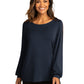 Women's Luxe Knit Jewel Neck Top