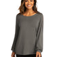 Women's Luxe Knit Jewel Neck Top