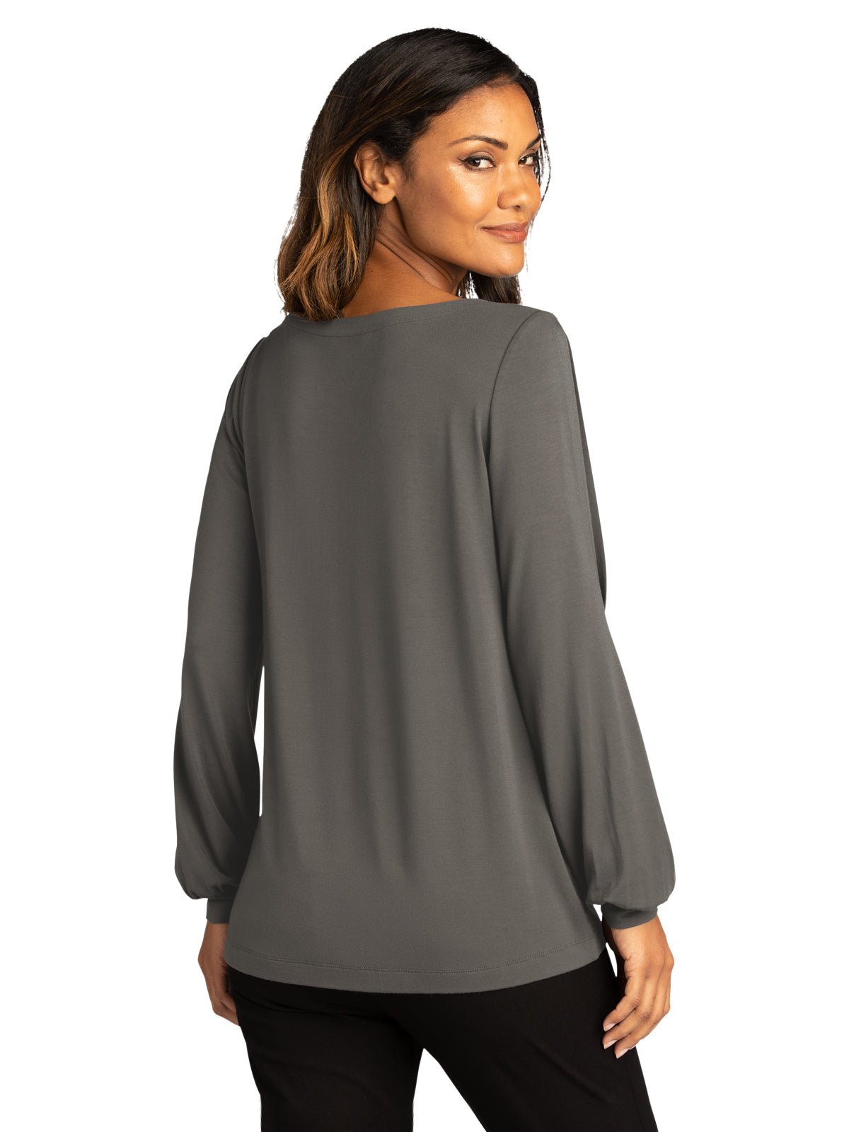 Women's Luxe Knit Jewel Neck Top