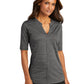 Women's Heather Open Neck Top