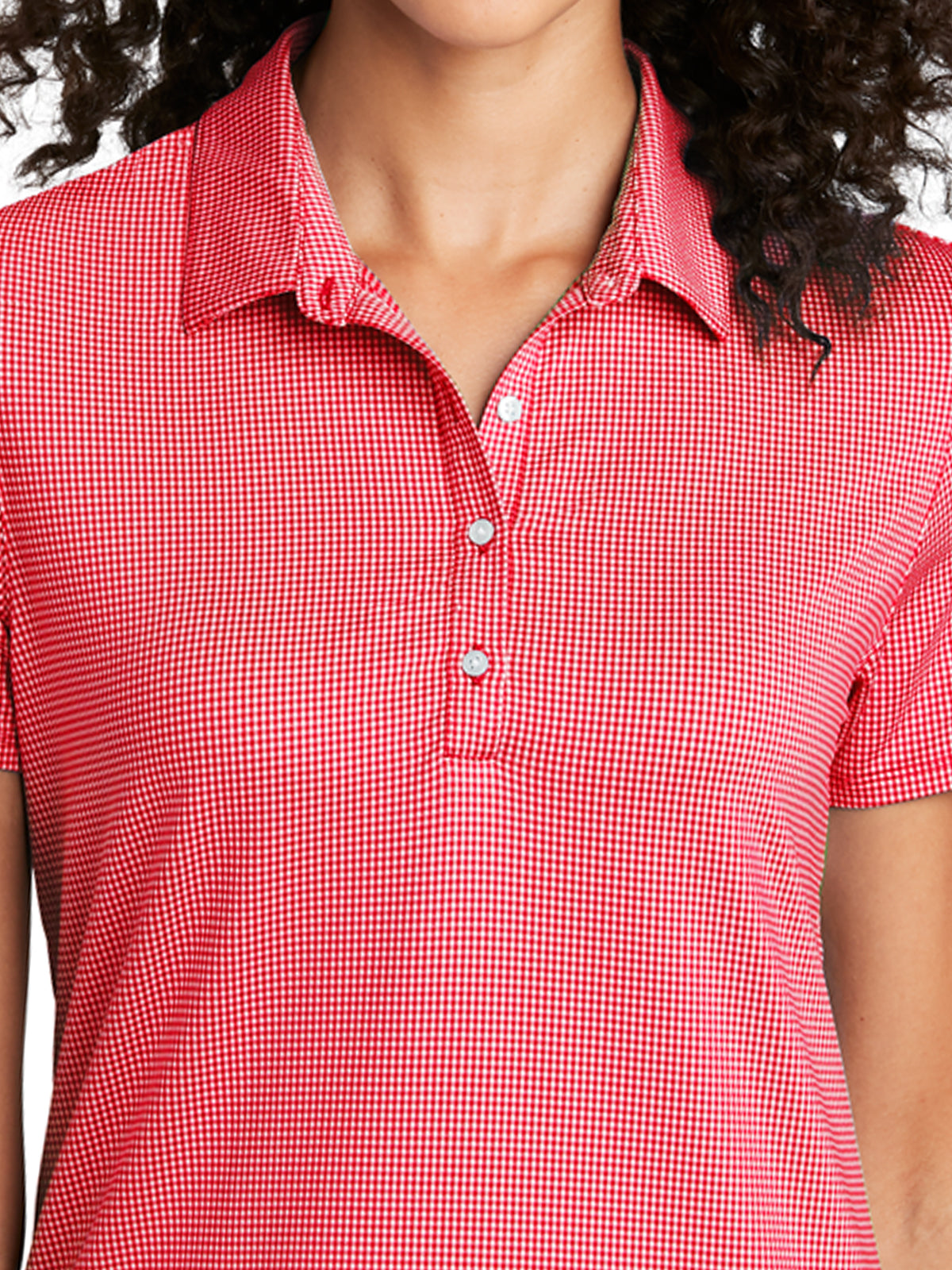 Women's Gingham Polo