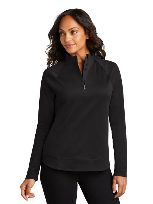 Women's Pocketless Quarter-Zip Sweatshirt