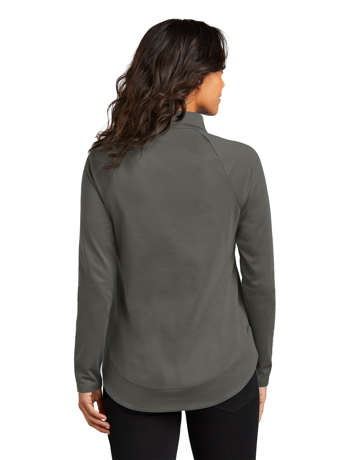 Women's Pocketless Quarter-Zip Sweatshirt