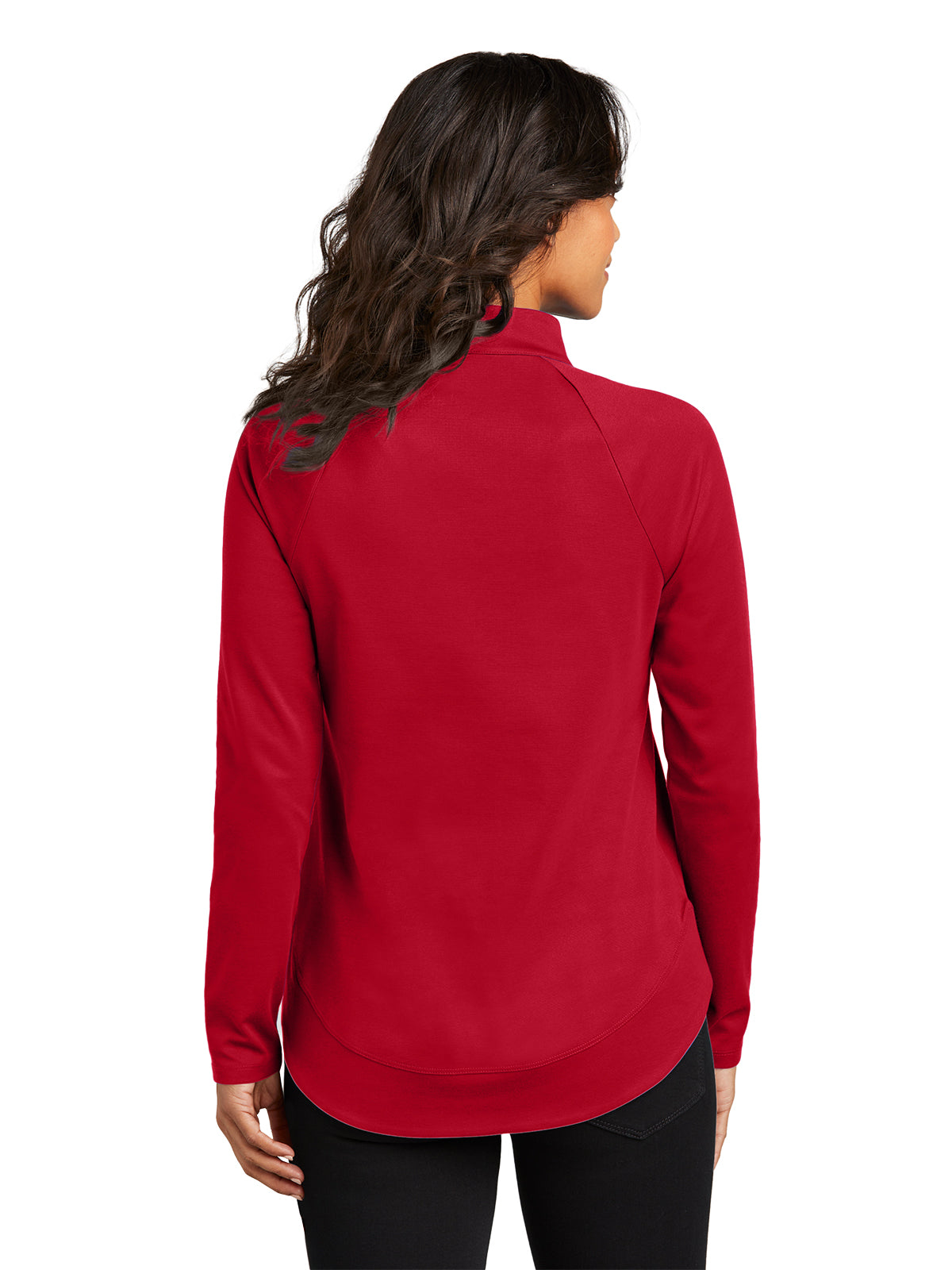 Women's Pocketless Quarter-Zip Sweatshirt