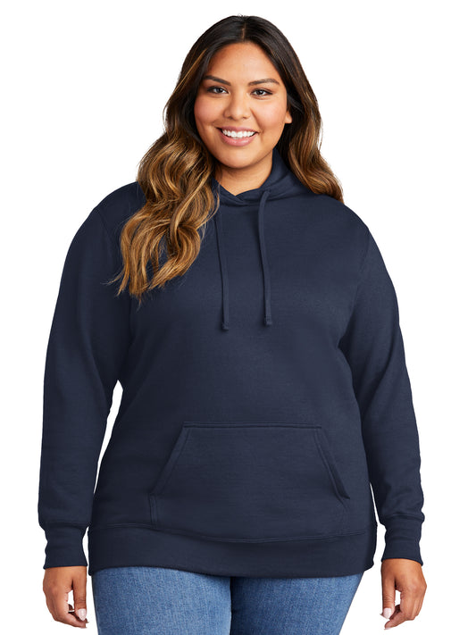 Women's 1-Pocket Pullover Hooded Sweatshirt