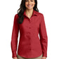 Women's Long Sleeve Poplin Shirt