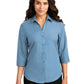 Women's 3/4 Sleeve Button Up Shirt