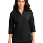 Women's 3/4 Sleeve Button Up Shirt