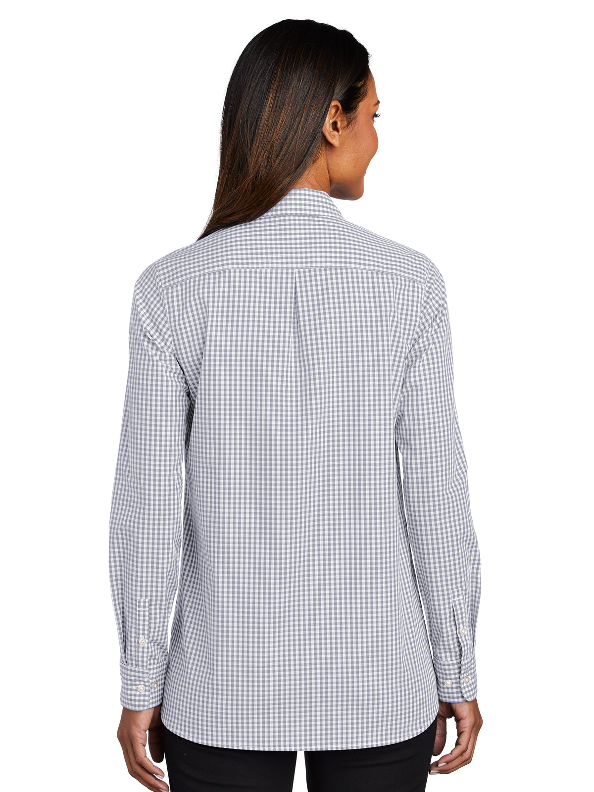 Women's Broadcloth Gingham Easy Care Shirt