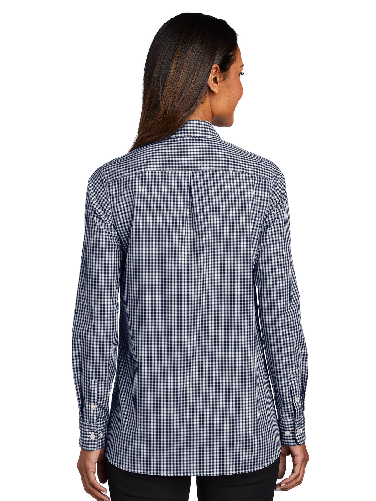 Women's Broadcloth Gingham Easy Care Shirt