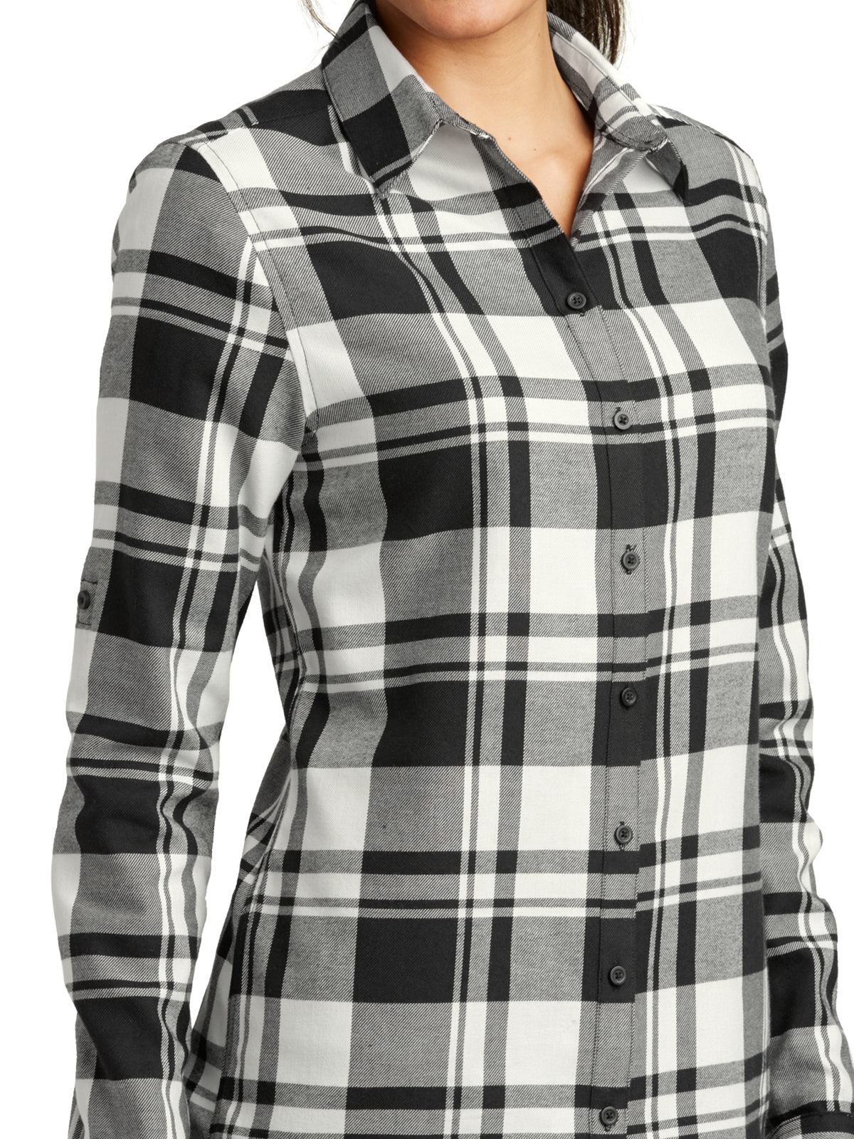 Women's Plaid Flannel Shirt