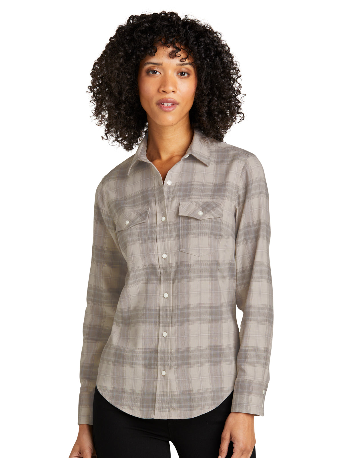 Women's Long Sleeve Plaid Shirt