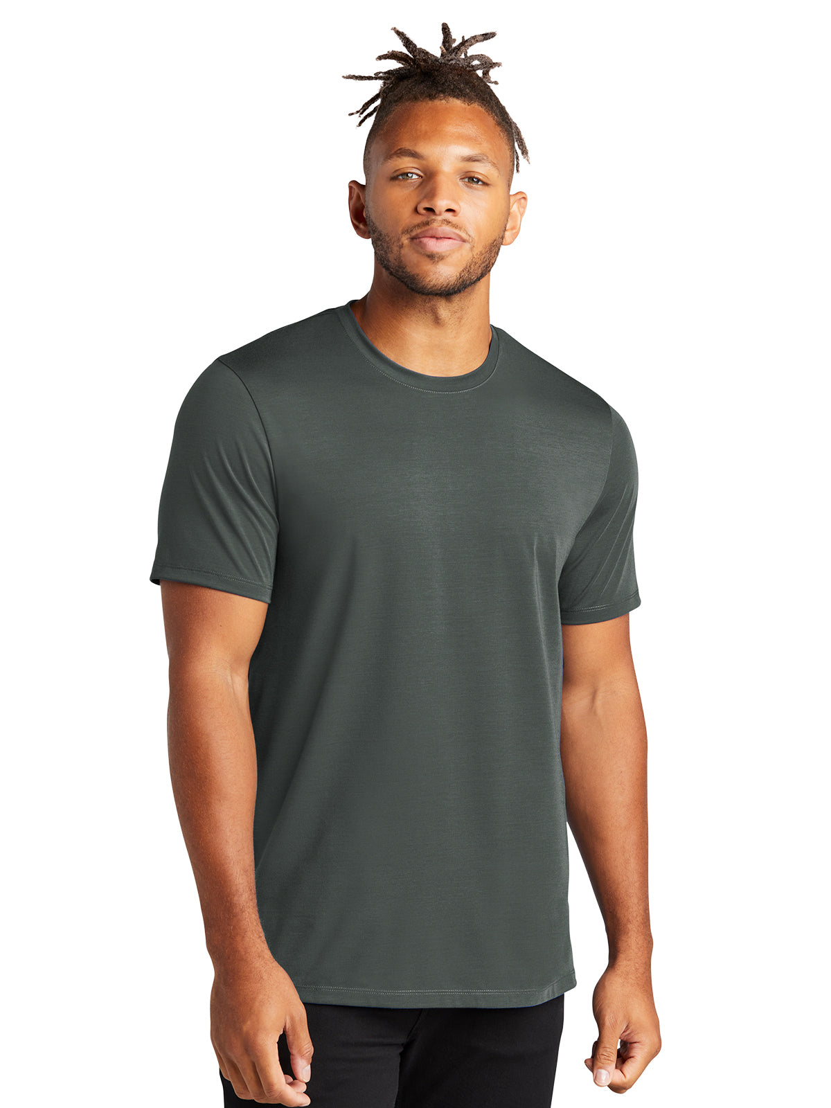 Men's Pocketless Stretch Jersey Crew T-Shirt