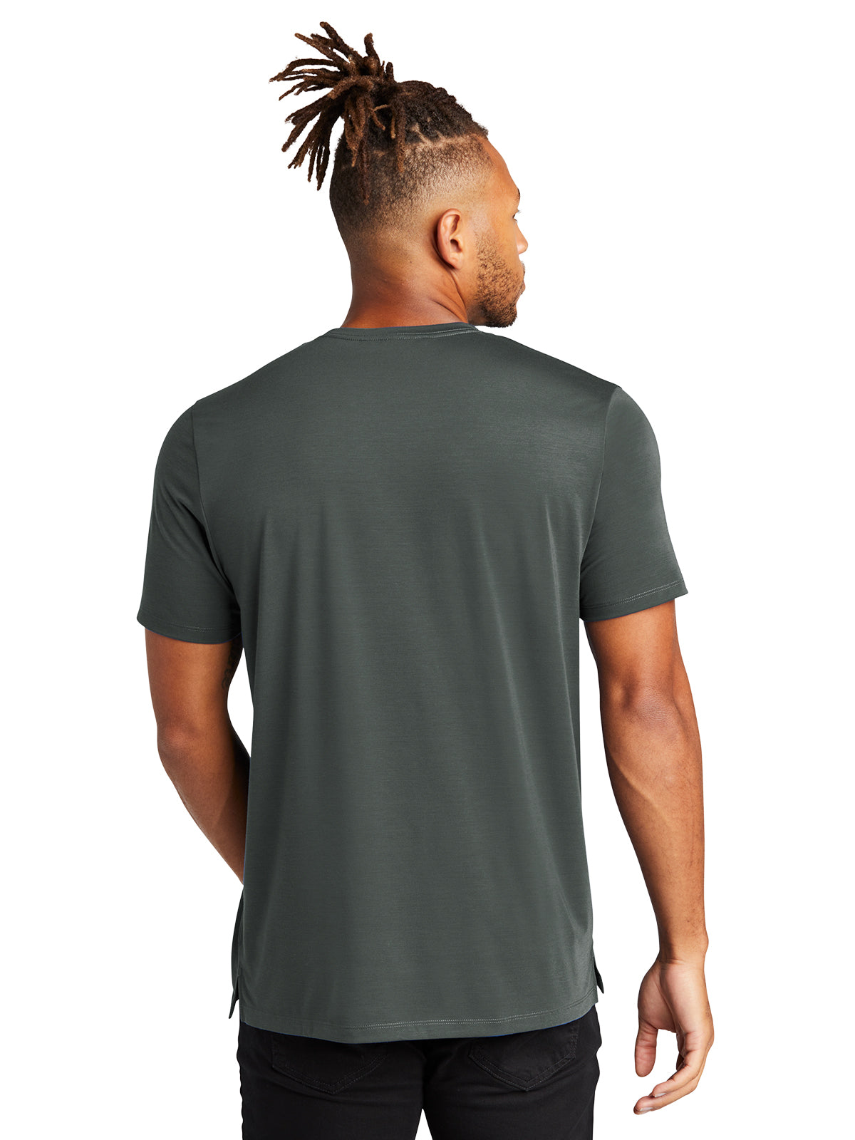 Men's Pocketless Stretch Jersey Crew T-Shirt