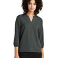 Women's Pocketless 3/4-Sleeve Blouse Top