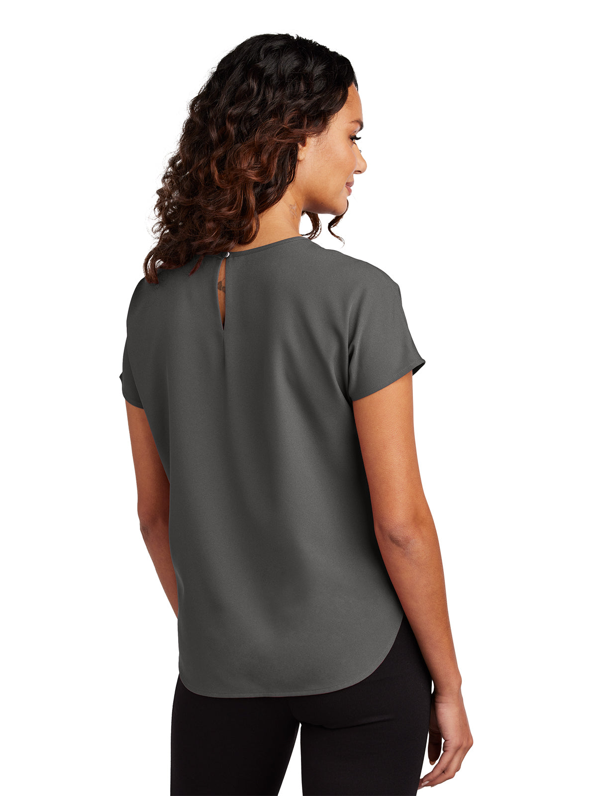 Women's Pocketless Stretch Crepe Crew Top