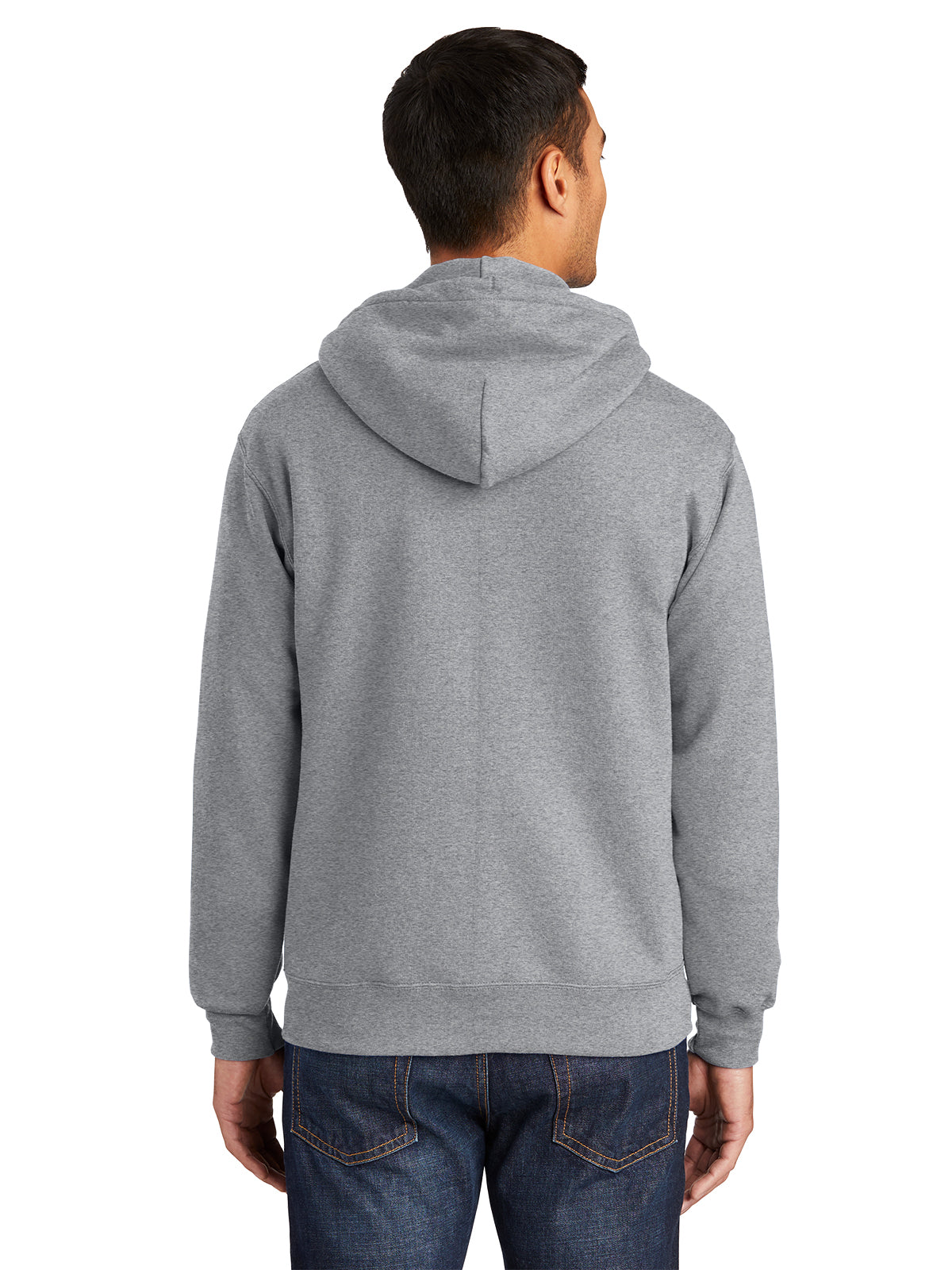 Men's Essential Fleece Full-Zip Hooded Sweatshirt