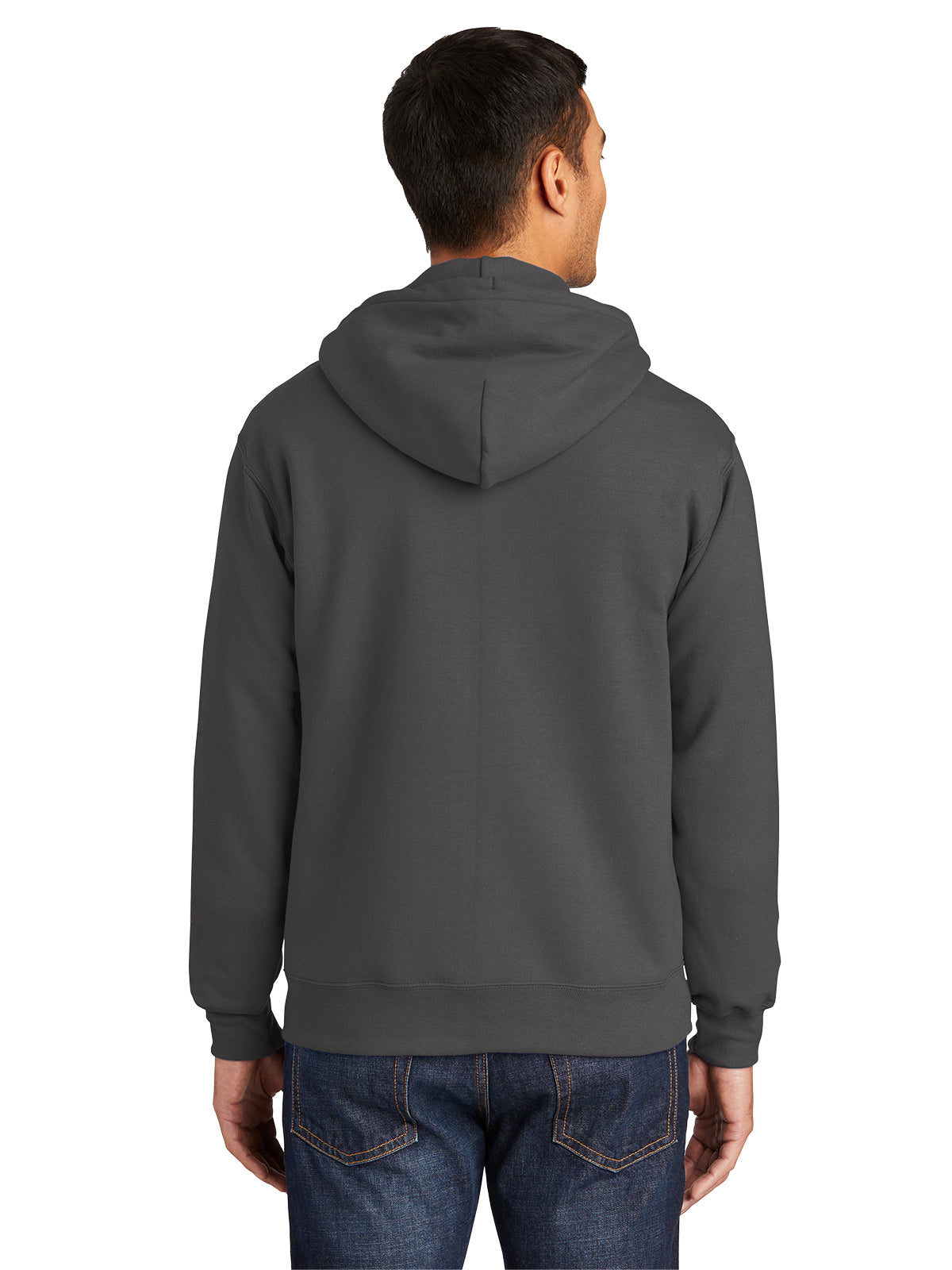 Men's Essential Fleece Full-Zip Hooded Sweatshirt