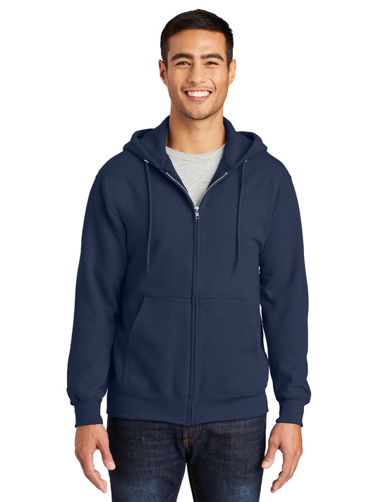 Men's Essential Fleece Full-Zip Hooded Sweatshirt